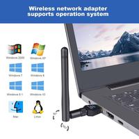 Adaptateur USB wi-fi 802.11AC, 1200 mb/s, 2.4GHz/5.8GHz, 2DBI/5DBI Realtek (Rtl8812au), adaptateur sans fil double bande pour réseau
