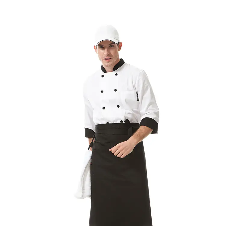 중국어 공급 업체 도매 서기 작업 유니폼 캡 스타일의 다양한 웨이터 모자 호텔 레스토랑