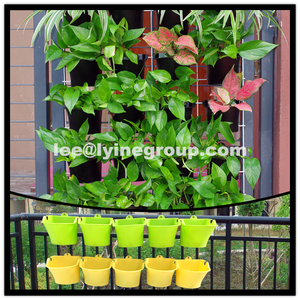 Apilable de largo <span class=keywords><strong>balcon</strong></span> <span class=keywords><strong>maceta</strong></span> <span class=keywords><strong>maceta</strong></span> colgada <span class=keywords><strong>en</strong></span> la pared. - Product Image 1