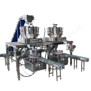 Línea de proceso de producción de latas de 220V personalizable, tienda de alimentos de verduras y <span class=keywords><strong>ajo</strong></span> enlatado, granja con Motor, engranaje de motor, cojinete PLC - Product Image 1