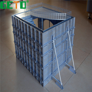 Panjur paneli yuvarlak sütun yapı Metal kalıp prekast beton - Product Image 4