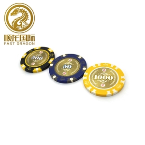 Valeur Salle de Poker Étiquette Casino Jetons En Argile de Haute qualité Poker Jetons De Jeu Jeu Pub Accessoire - Product Image 4