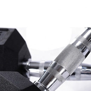 مجموعة الدمبل السداسي المطلي بالمطاط لممارسة التمارين الرياضية - Product Image 4