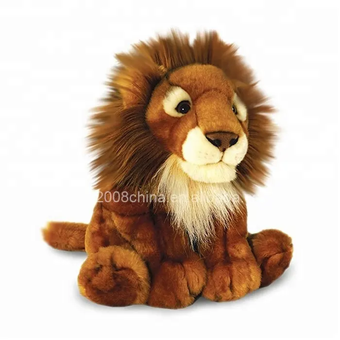 Mini jouet Lion en peluche avec grosse tête