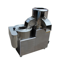 Petite machine à éplucher automatique en acier inoxydable pour couper les croustilles de pommes de terre douces croustillantes