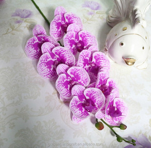 Diseño de fábrica Real Touch Phalaenopsis Orchid High Latex Navidad Halloween Graduación Día DE LA MADRE Eventos de Pascua Venta caliente - Product Image 4