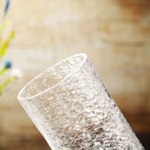 נר בעל צילינדר ברור פצפוצי זכוכית אגרטל - Product Image 4