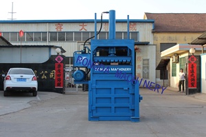 Easy to Operate 20T Small <strong>Baling</strong> <strong>Machine</strong> for All Kinds of Textile Fibers and Used Clothing Into Bales <strong>Baling</strong> <strong>Machine</strong> - Product Image 6