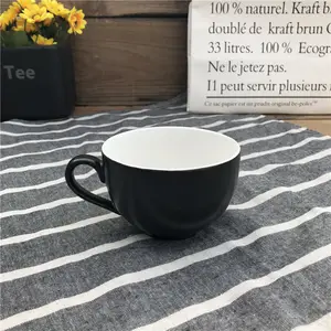 Heißer Verkauf Großhandel Keramik Kaffeetasse mit Griff für den täglichen Gebrauch