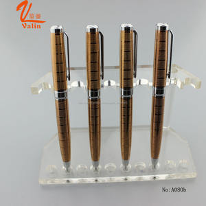 Роскошные логотип печати тип кузова промо ручка ручка золотистый металлический шар - Product Image 2