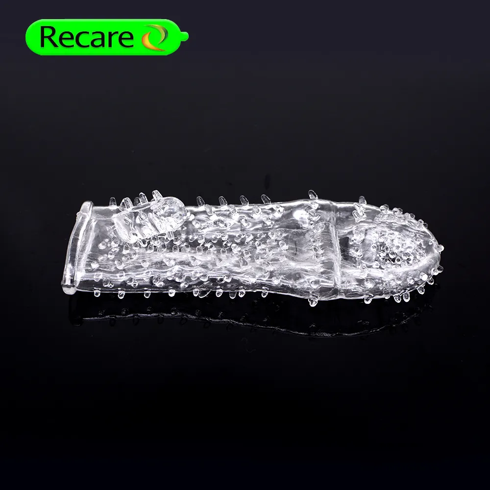 enlarging dotted new brand crystal condom for male