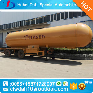 56CBM besten standard tri-achse LPG-transport trailer, 56000L LPG transport tankauflieger, 3 axle LPG tankauflieger - Product Image 1