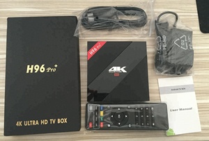 H96 pro <span class=keywords><strong>plus</strong></span> RAM 3 GB Rom 32G Ethernet 1000 m libre Película Caja de tv apk android tv box - Product Image 5