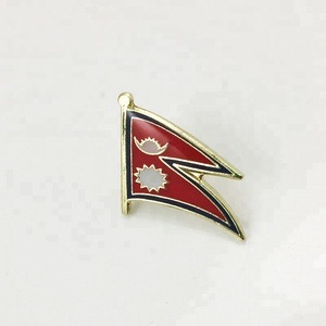 Chất Lượng Cao Nepal Cờ Ve Áo Pin/Nepal Huy Hiệu/Nepal Cờ - Product Image 1