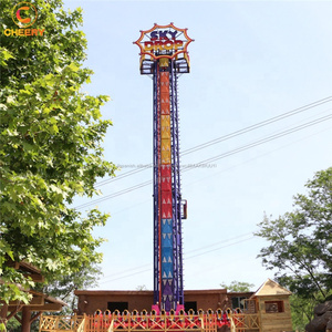 Venta caliente tema <span class=keywords><strong>parque</strong></span> de atracciones en juegos de carnaval emocionante caída libre cielo caer Torre paseos - Product Image 3