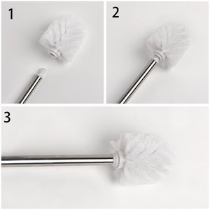 In Acciaio Inox In Piedi Del Tessuto Titolare di <span class=keywords><strong>Carta</strong></span> <span class=keywords><strong>e</strong></span> Toilet Brush Holder - Product Image 2