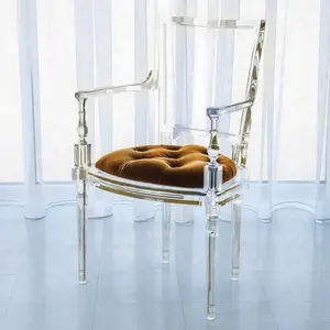 현대 아름 다운 투명 아크릴 의자 좋은 품질