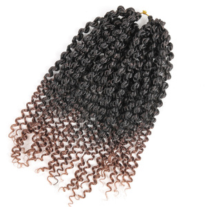 <span class=keywords><strong>Bombe</strong></span> Sénégalaise Synthétique Twist Coiffure Sans Crochet Sans Tress Fibre Haute Température Matériel - Product Image 2