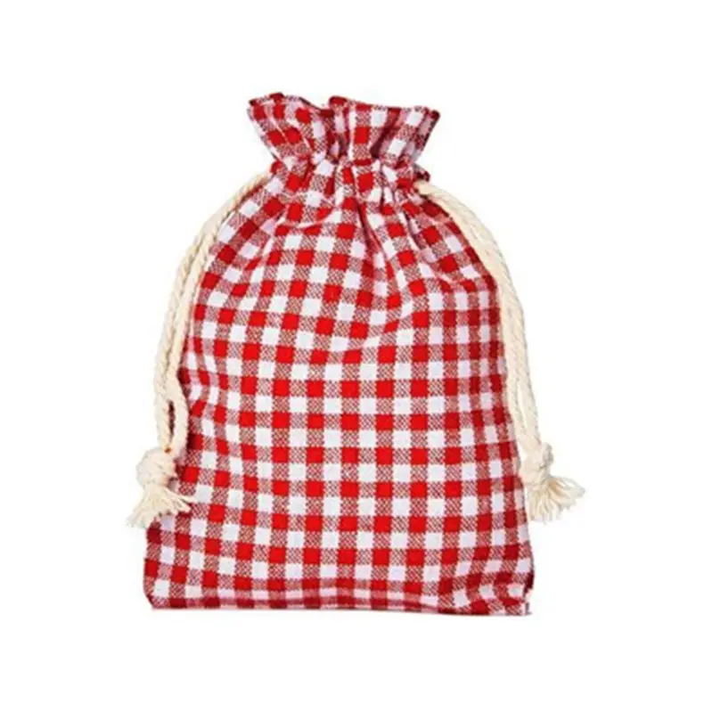 Bolsa de presente gingham verificada 15x23 ltd