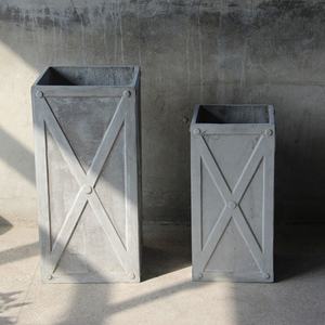 Maceta de <span class=keywords><strong>barro</strong></span> de magnesio grande para exteriores de alta calidad, diseño minimalista Vintage, maceta de jardín clásica para uso en interiores, venta de fábrica - Product Image 1