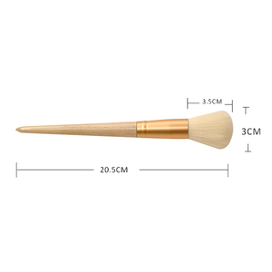 Etiqueta Privada de pelo de <span class=keywords><strong>cabra</strong></span> Fundación de bambú solo maquillaje cepillo - Product Image 6