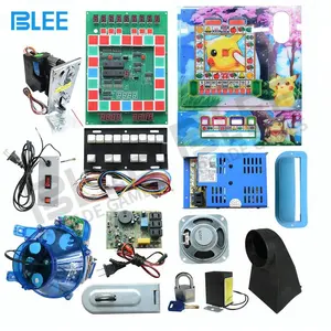 Arcade PCB Board Fruit King / Football Star multi Game Machine Kit With Mario Keyboard