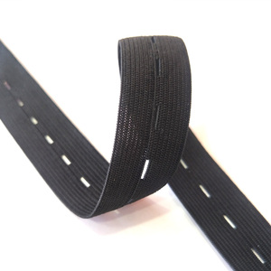 Commercio all'ingrosso della fabbrica di asola biancheria intima elastico fascia elastica produttori di nastro foro pulsante fascia elastica - Product Image 3