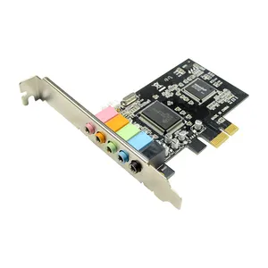 5.1 canais Placa de Som PCI-e x1