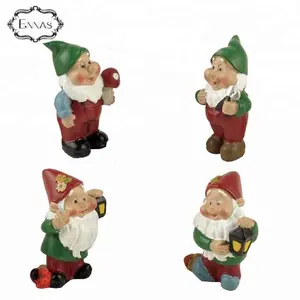 Gnome Polyresin Funny Miniature Gnome For Garden Decorations