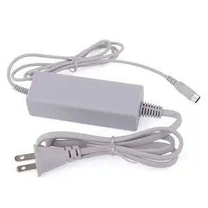 Tomada us/eu 100-240v, para casa, fonte de alimentação de parede, adaptador de carregador ac para nintendo wii u, controlador de gamepad