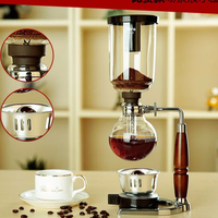 Machine à café et de thé en verre borosilicate, Offres Spéciales pièces, syphon, verre, appareil à café sous vide, 2/3/5 tasses