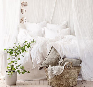 Bộ Ga Trải Giường Và Vỏ Gối Vừa Vặn Sản Xuất Các Mặt Hàng Bán Chạy Nhất Ga Trải Giường Bằng Vải Lanh Đã Giặt Bằng Đá Với Chăn Bông - Product Image 2