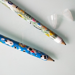 Gomme à <span class=keywords><strong>gros</strong></span> <span class=keywords><strong>crayon</strong></span> personnalisé en bois de peuplier avec <span class=keywords><strong>taille</strong></span>-<span class=keywords><strong>crayon</strong></span> - Product Image 4