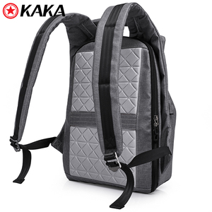 2018 nueva prueba de robo alibaba cargador anti estilo coreano oxford ligero negro kaka plegable impermeable mochila suprema - Product Image 4