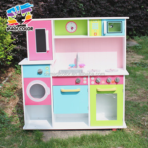 Ensemble de cuisine en bois coloré bon marché en gros pour bébé, jeu de rôle W10C230 - Product Image 3