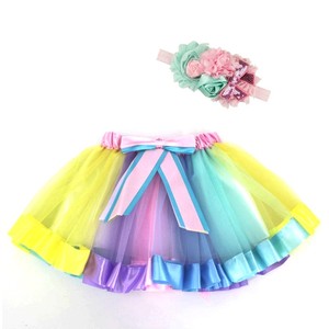 Fabbrica Direttamente Che Vende Bambino Pannelli Esterni Del <span class=keywords><strong>Tutu</strong></span> Dei Bambini <span class=keywords><strong>Rosa</strong></span> Arcobaleno Del Bambino <span class=keywords><strong>Tutu</strong></span> Delle Ragazze Gonna Con Fodera - Product Image 4