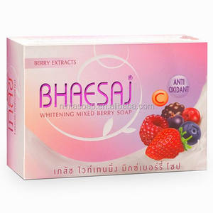 80g fresa hidratante blanqueamiento fruta jabón de manteca de karité - Product Image 4