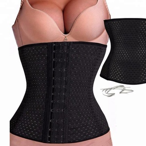 Grande taille corps modélisation sangle ceinture body <span class=keywords><strong>femme</strong></span> respirant taille formateur Corset bons Shapers minceur ceinture rembourré trous - Product Image 2
