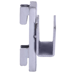 For supermarket holding hanging tube accessories metal hook display stands 3 sided Bracket