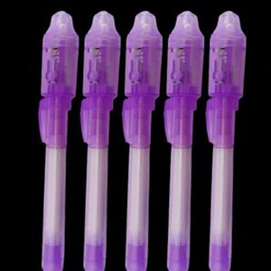 Bolígrafo de Mensajes Secretos, Bolígrafo Mágico con Tinta <span class=keywords><strong>Invisible</strong></span>, Detector de Dinero, Luz Ultravioleta. - Product Image 2