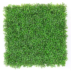 Hotsale custom design 50x50 cm kunstmatige groene gras muur mat panelen fabrikant voor tuin landschap decoratie
