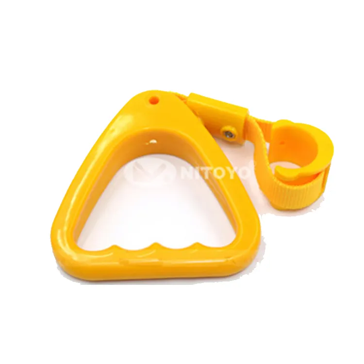 Yellow color bus pull handle
