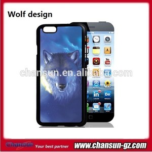 loup image 3d dur pour couvrir les cas iphone 6 plus - Product Image 1