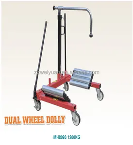 Pneu dolly à double roue, camion à 2 roues, 1200kg, livraison gratuite