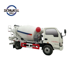 3 Kubikmeter Kleiner Betonmischer LKW Selbst laden der mobiler Betonmischer LKW-Rollen Automatischer Zement mischer - Product Image 1