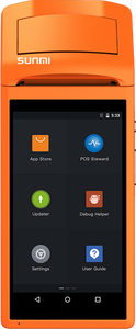 Android แบบพกพาไร้สายเครื่องพิมพ์ใบเสร็จสำหรับ5.5นิ้วไมโคร Usb พอร์ต Android ระบบ WIFI GPRS บลูทูธเครื่องพิมพ์ - Product Image 2