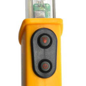 Probador de voltaje de CA sin contacto, Detector de voltaje de pluma 100 ~ 1000 Vac a 50/60Hz con linterna incorporada y pista de vibración - Product Image 4