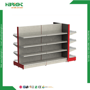 Wholesale Modern Standard Pegboard Rack Metal <strong>Shelf</strong> <strong>Units</strong> Heavy Duty Gondola Supermarket Shelving Supplier <strong>Cheap</strong> Price - Product Image 5