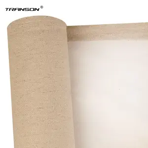 Künstler malerei leinwand rolle, Transon heißer verkauf blank kunst malerei leinwand. Feine textur leinwand für prasctic öl malerei