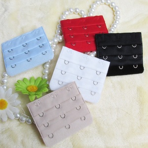 Garment Accessories Fabric <strong>Bra</strong> Hook and Eye Tape for Underwear Micro Fiber Fabric Material <strong>Bra</strong> Buckle Back <strong>Extension</strong>